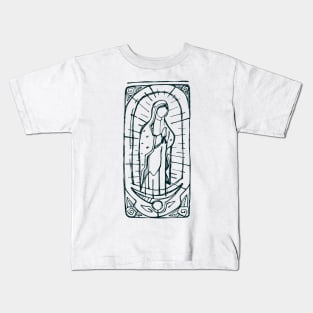 Mary Virgin of Guadalupe Kids T-Shirt